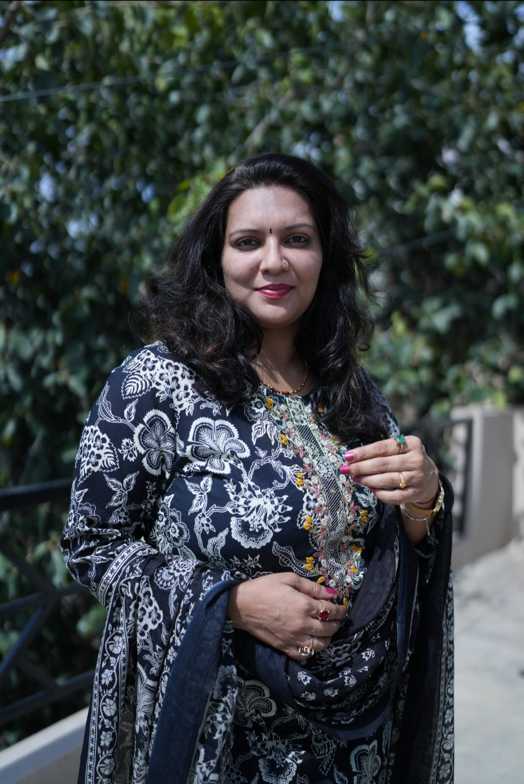 3-Piece Cotton Kurta Set