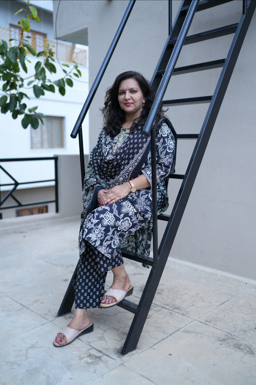 3-Piece Cotton Kurta Set