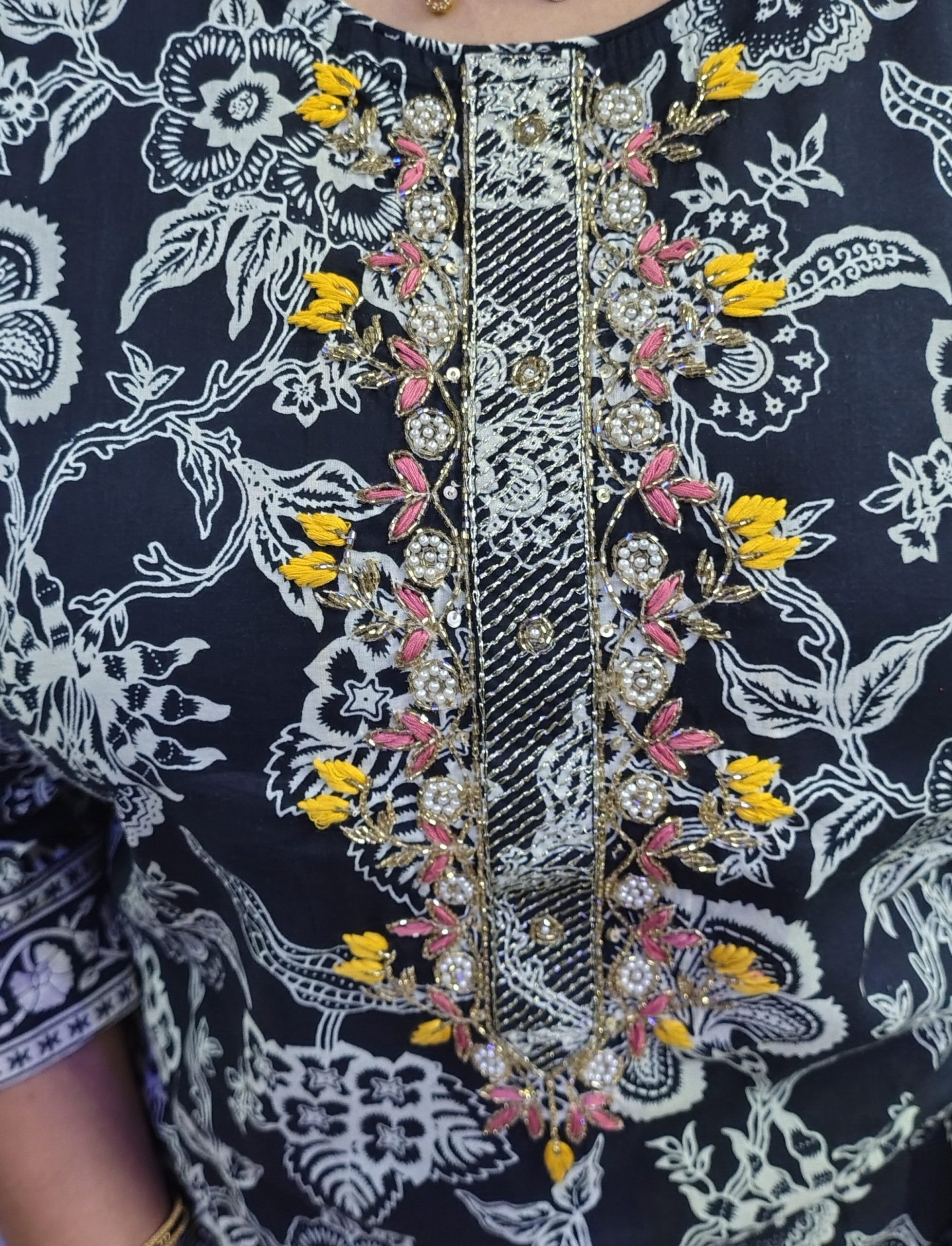 3-Piece Cotton Kurta Set