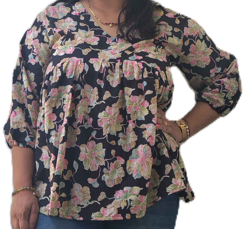 Cotton Peplum Tops