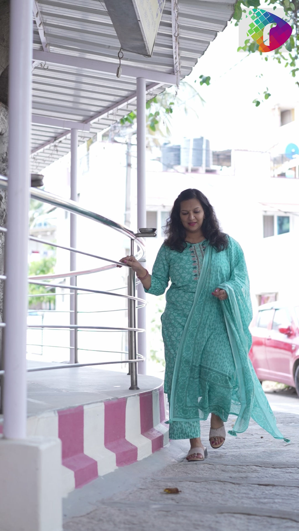 3-Piece Cotton Kurta Set