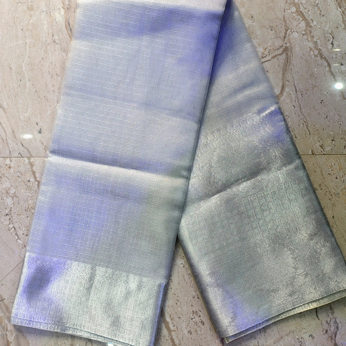 White Tissue Saree – Sheer Elegance, Pure Grace