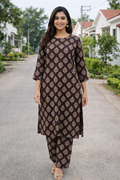 Women Rayon Co-Ord 2 Piece Set | Stylish Printed Casual Wear | Kushi Creation