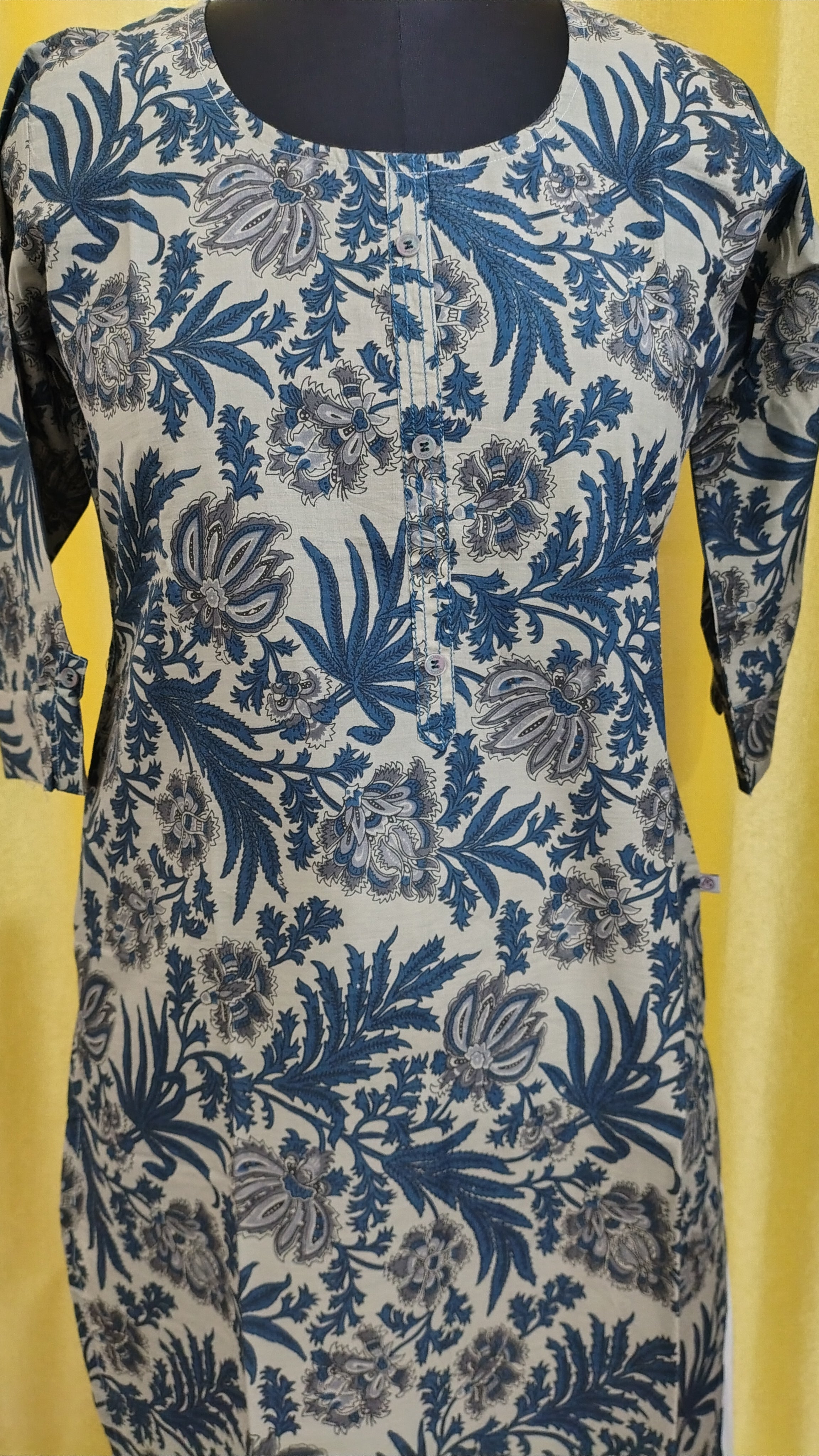 Premium Cotton Kurti – Breathable Office Wear for Women