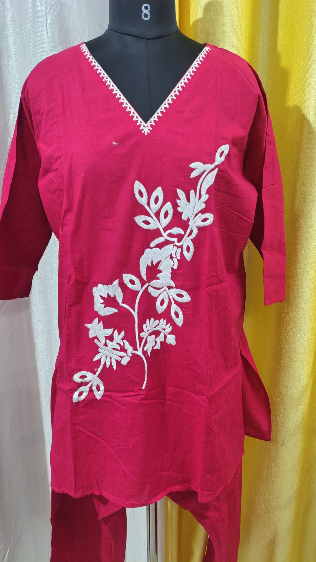 Pure Cotton Embroidered Co-ord Set