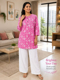 Premium Cotton Short Printed Top – Stylish Everyday Wear