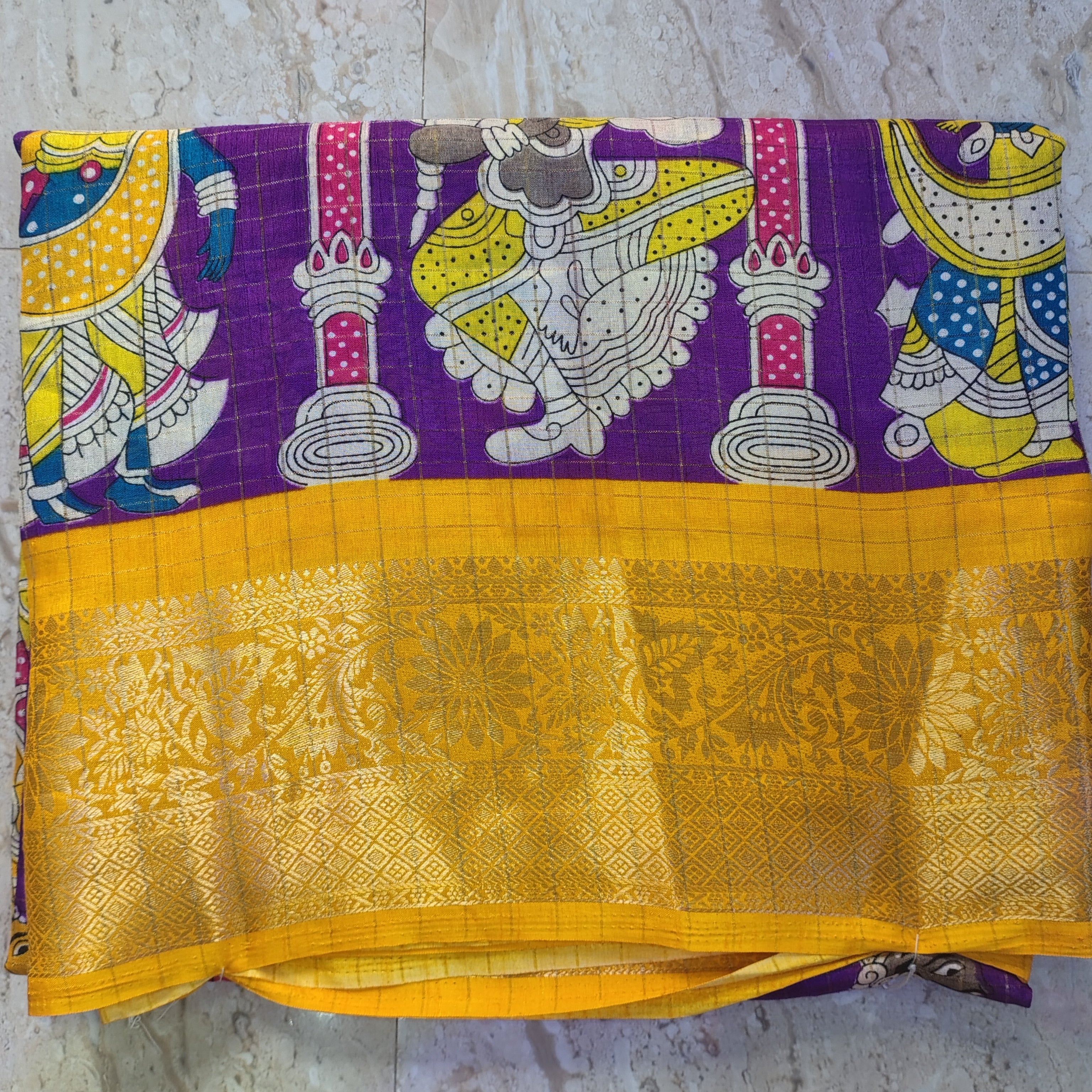 Dola Saree with Elephant Design – Tradition Woven in Style
