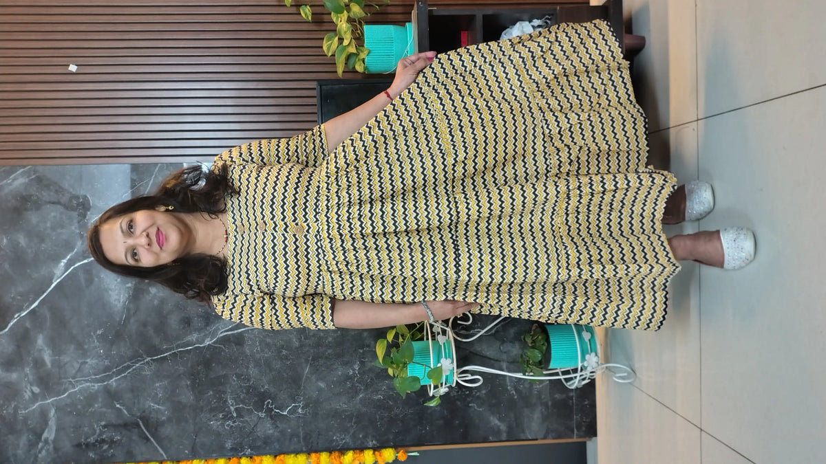 Cotton Long Gown