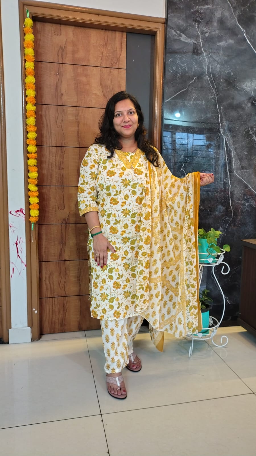 Elegant Cotton Suit Set