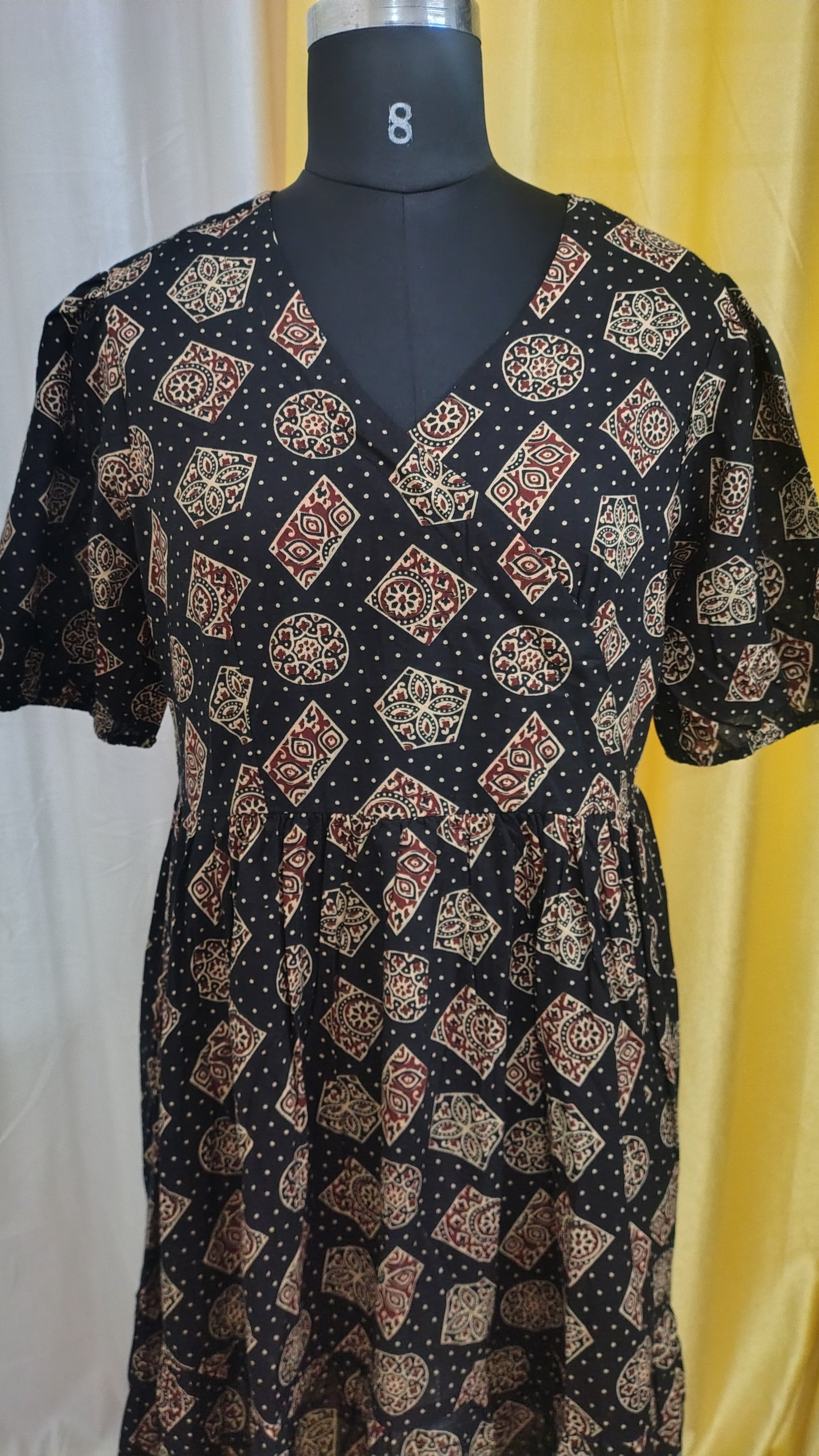 Premium Cotton Printed Dress for Women