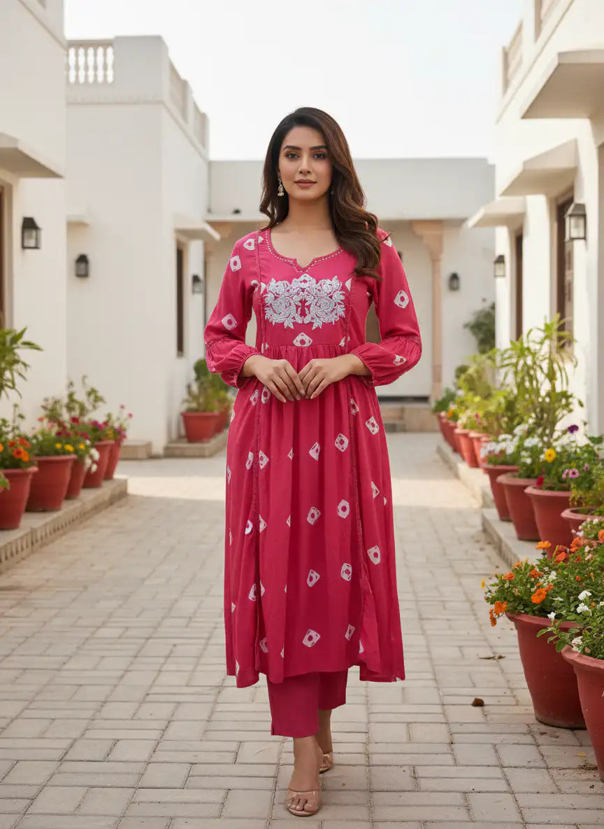Elegant Cotton Kurti Set – Comfort Meets Style