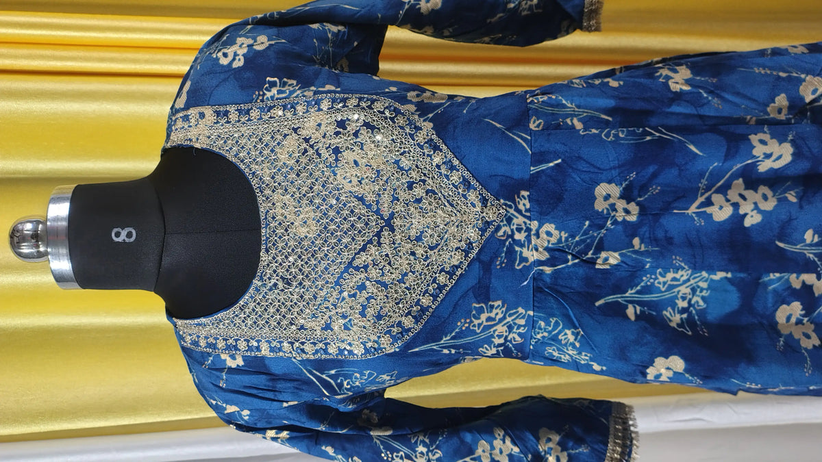 Cotton Long Gown for Women