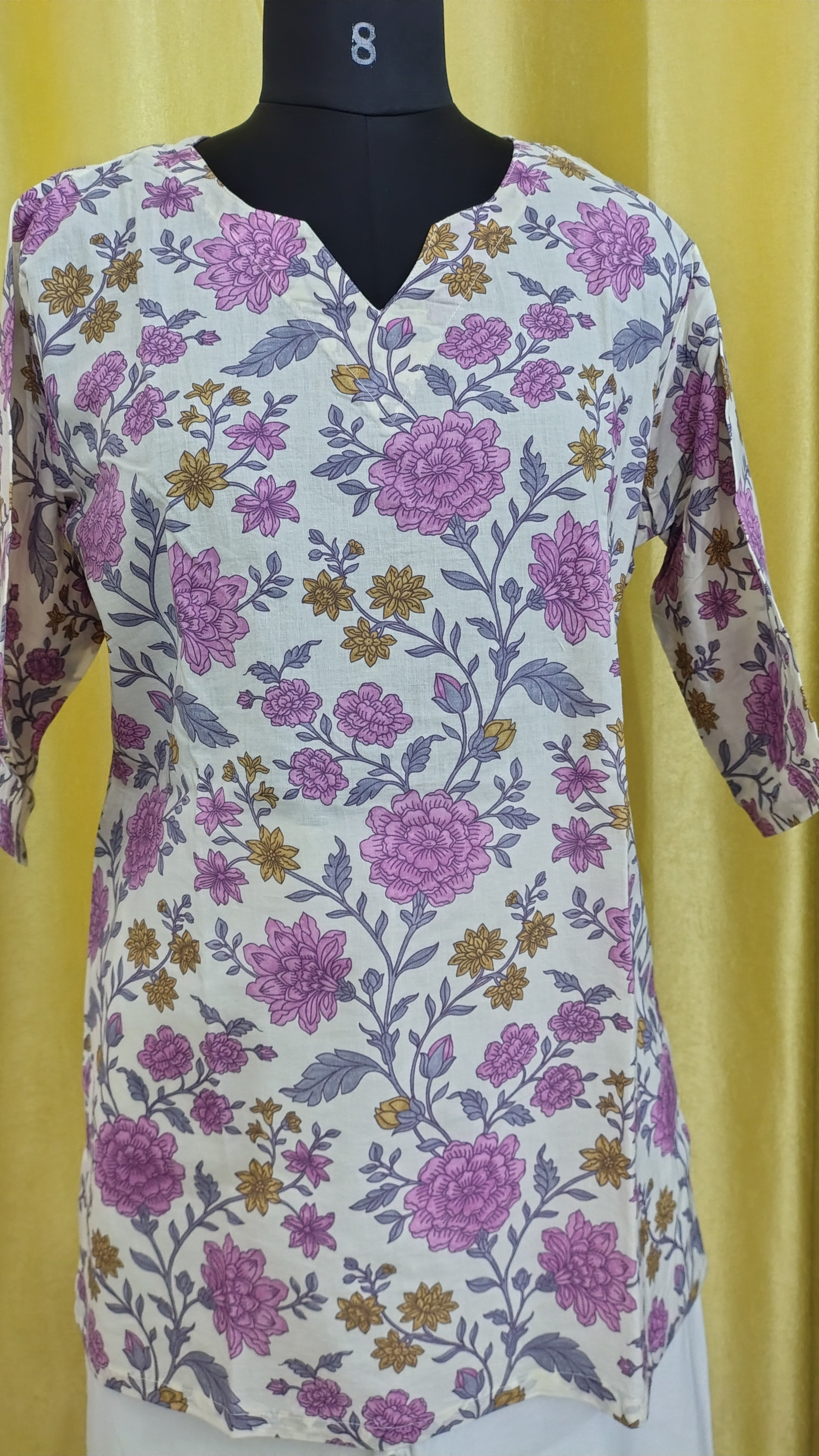 Premium Cotton Short Printed Top – Stylish Everyday Wear