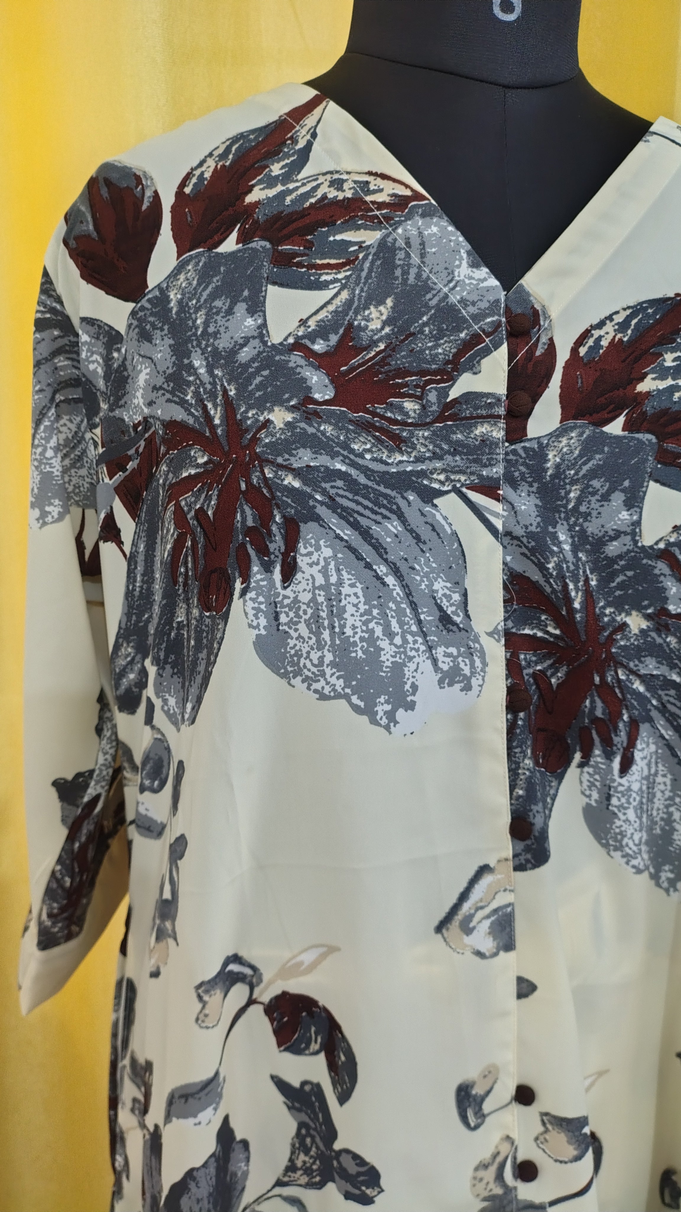 Premium Imported Heavy-Weight Georgette Floral Co-Ord Set