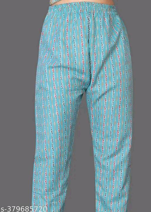 Cotton A-Line Kurta Set with Dupatta & Pants