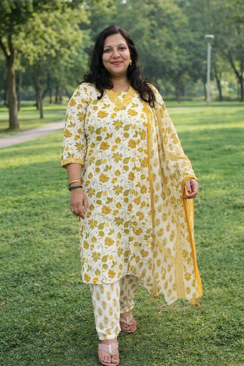 Designer Cotton Kurti Set for Women – Modern Ethnic Outfit for Casual & Festive Wear