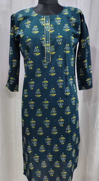 Jaipur Cotton Kurti Pant Set