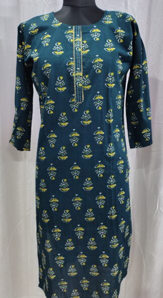 Jaipur Cotton Kurti Pant Set