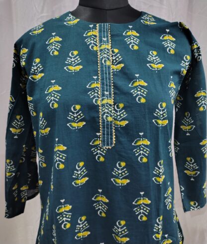 Jaipur Cotton Kurti Pant Set - Image 2