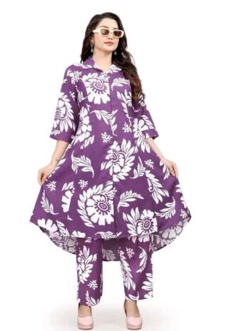 A-Line Kurti With Pant Set