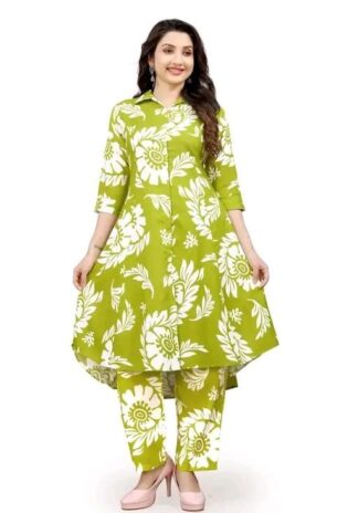A-Line Kurti With Pant Set