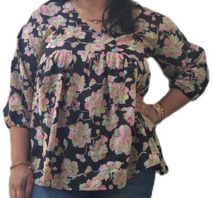Cotton Peplum Tops - Image 2